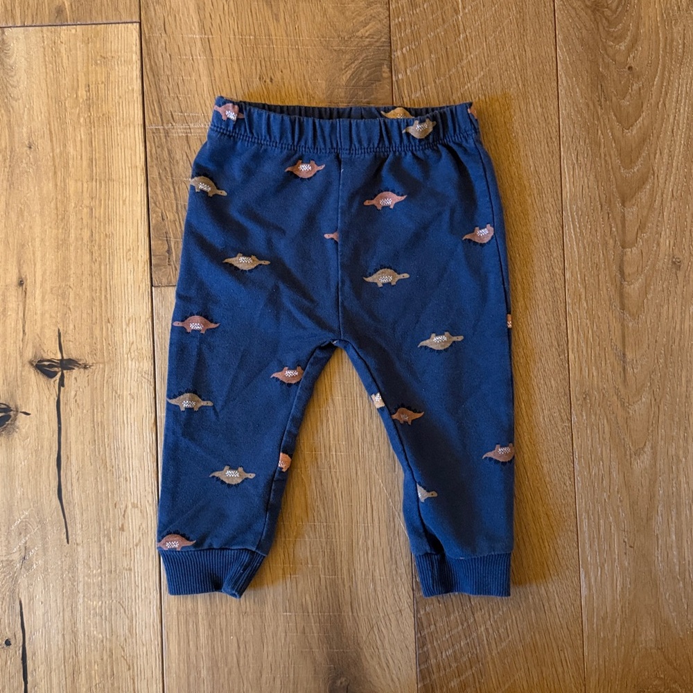 5/$25 Petit Lem Mini Threads Navy Dinosaur Pants
